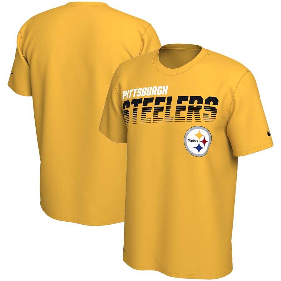 Pittsburgh Steelers Nike Sideline Line of Scrimmage Legend Performance T-Shirt Gold,We sell and wholesale Pittsburgh Steelers Nike Sideline Line of Scrimmage Legend Performance T-Shirt Gold on line form chian!